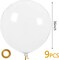 9pcs 36-Inch White Giant Latex Balloons – Large Party Balloons for Birthday, Wedding, and Celebration Decorations